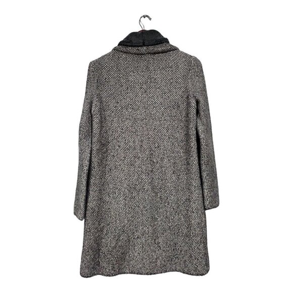 J. Jill Women's Long Button-Down Gray/Black Tweed Cardigan Sweater Pockets Sz XS - Picture 2 of 14